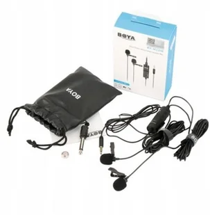 Boya Podwójny mikrofon krawatowy BY-M1DM BYM1DM - Kamery cyfrowe - akcesoria - miniaturka - grafika 2