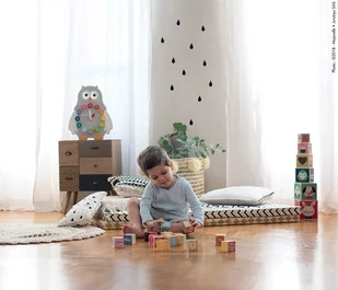 Janod DREWNIANA PIRAMIDA wieża Baby Forest J08016 - Klocki - miniaturka - grafika 11