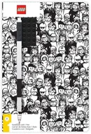 Przybory szkolne - LEGO LEGO Stationery notatnik A5 z czarnym długopisem Minifigure Brick # z wartością produktów powyżej 89zł! - miniaturka - grafika 1