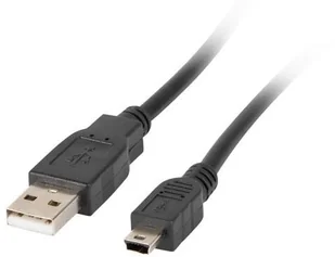 Canon Lanberg Kabel USB Lanberg 2.0 MINI AM-BM5P 1.8M CA-USBK-10CC-0018-BK - Kable USB - miniaturka - grafika 3