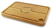 Obcojęzyczne książki kulinarne - Grunwerg Zielona pakuły Medium Size Deluxe Bamboo Carving board CB-4028cmb CB-4028BMB - miniaturka - grafika 1