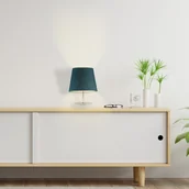 Lampy stojące - Lysne Lampka na stolik nocny ALMADA VELVET 400038V/2 - miniaturka - grafika 1