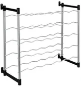 Stojaki na wino - Metaltex Stojak na wino, system BARDOLINO, metalowy, powlekany tworzywem sztucznym, możliwość ustawiania jeden na drugim i rozbudowy 383730099 - miniaturka - grafika 1