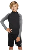 Piłka nożna - Nike Koszulka juniorska Dri-Fit Strike AT5893 010/black/grey M - miniaturka - grafika 1