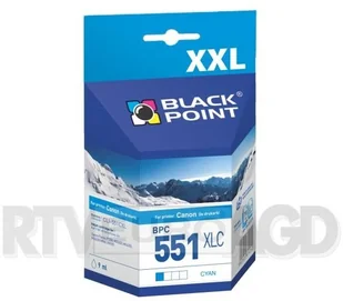 Black Point BPC551XLC zamiennik Canon CLI-551CXL - Tusze zamienniki - miniaturka - grafika 2
