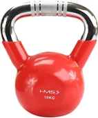 Kettlebell - HMS Hantla winylowa żeliwna kettlebell KTC10 10 kg - 27561-uniw - miniaturka - grafika 1