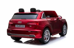 Super-Toys AUDI Q5 2 OSOBOWE, MIĘKKIE KOŁA, MIĘKKIE SIEDZENIE, LAKIER, PANEL MP4,PEŁNA OPCJA/Q5-TWO SEATS AUDI-Q5-TWO-LAKIER-CZERWON - Pojazdy elektryczne dla dzieci - miniaturka - grafika 7