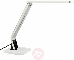 Lampenwelt Bardzo nowoczesna lampka na biurko LED Eleni biala - Lampy stojące - miniaturka - grafika 4