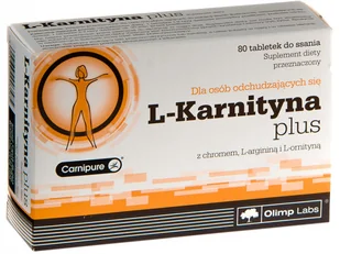 Olimp L-karnityna Plus 80 tab./300mg - Spalacze tłuszczu - miniaturka - grafika 3