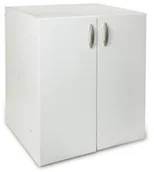 Szafki łazienkowe - Pyramis Szafka pod zlewozmywak 80cm okleina biała - 36005001 - miniaturka - grafika 1