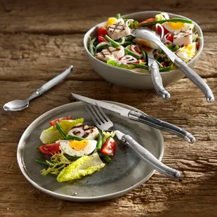 Amefa Lou Laguiole 24-częściowy komplet sztućców Tradition, kolor taupe - Noże - miniaturka - grafika 2