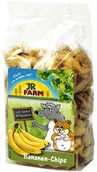 Przysmaki dla gryzoni - JR Farm Chipsy bananowe - 2 x 150 g - miniaturka - grafika 1
