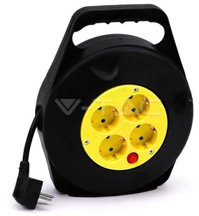 HBF v-tac na bębnie 10m V-TAC 3G 1.5mm2 X 10M) VT-6002 - Przedłużacze i rozgałęźniki - miniaturka - grafika 2