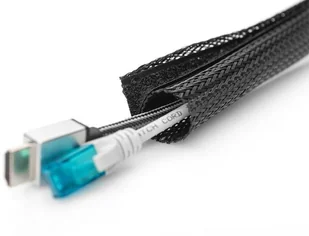 Digitus Maskownica taśmowa do okablowania na rzepy elastyczna regulowana 2m czarna DA-90507 - Pozostałe akcesoria sieciowe - miniaturka - grafika 4