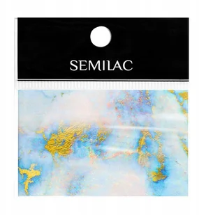 Semilac Folia transferowa 07 Blue Marble foil - Ozdoby do paznokci - miniaturka - grafika 3