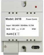 Akcesoria do domofonów i wideodomofonów - Vidos Zasilacz systemowy DUO P24/18 - miniaturka - grafika 1