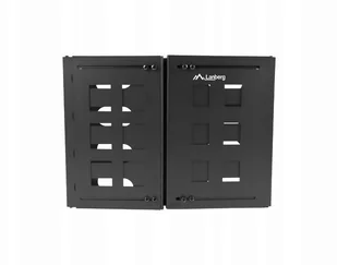 Lanberg RAMA WISZĄCA ROZKŁADANA 19&quot 8U 497X400/240 CZARNA FB01-5408-10B - Szafy rack - miniaturka - grafika 2