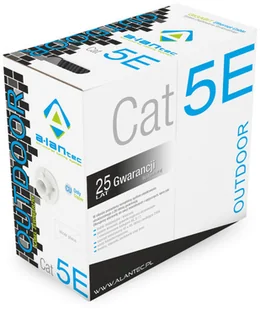 ALANTEC A-LANTEC Okablowanie strukturalne FTP cable out SUCHY kat.5e 4x2x24 KIF5OUTS305 - Kable miedziane - miniaturka - grafika 2