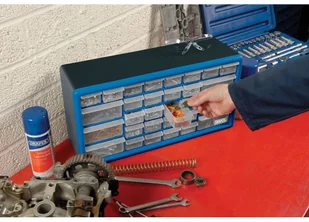 DRAPER Tools Organizer na narzędzia z 30 szufladami, niebieski, 12015 Tools - Narzędzia warsztatowe - miniaturka - grafika 2
