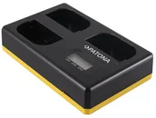 Ładowarki do aparatów dedykowane - Patona Immax Ładowarka Foto Triple Canon LP-E6 + LCD - miniaturka - grafika 1