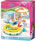 Klocki - Sluban Klemmbausteine Zakres wellness dla kotów (79 części), klocki zaciskowe, zestaw do zabawy, SL07243 SL07243 - miniaturka - grafika 1