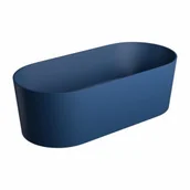 Wanny - Omnires OVOWW MB OVO M+ Wanna wolnostojąca 160 x 75 cm MIDNIGHT BLUE - miniaturka - grafika 1