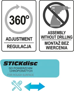 Fala PRYSZNICOWY UCHWYT PUNKTOWY Z PRZYSSAWKĄ 75527 - Słuchawki prysznicowe - miniaturka - grafika 5