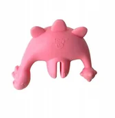 Sztućce dla dzieci - Smily Mia Słomki wielorazowe + uchwyt Dinozaur Róż - miniaturka - grafika 1