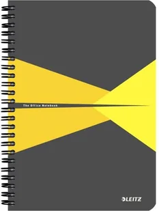 Leitz Kołonotatnik A4# PP żółty 44950015 - Szkolne artykuły papiernicze - miniaturka - grafika 2