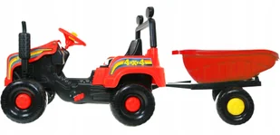 Polski Traktor Traktorek na pedały Przyczepa +kask - Jeździki dla dzieci - miniaturka - grafika 15