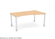 Biurka - WUTEH S.A. Biurko biurowe POLO PO-6 (160x100) 1218 - miniaturka - grafika 1