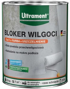 Ultrament Bloker wilgoci 2,5 kg 47720000156108 - Uszczelnienia dachów - miniaturka - grafika 2