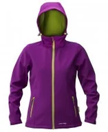 Odzież robocza - LAHTI PRO Kurtka Soft-shell z kapturem fioletowo-zielona damska rozmiar XXXL L4090506 LPL4090506 - miniaturka - grafika 1
