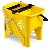 Miotły, szufle, mopy - TTS Żółte Wiadro Z Wyciskarką Squizzy 15 L - miniaturka - grafika 1