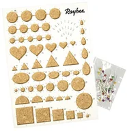 Quilling - Rayher Hobby Rayher 71932000 szablony do quillingu, korkowa podkładka, wymiary 210 x 150 x 8 mm, różne kształty z igłami 71932000 - miniaturka - grafika 1