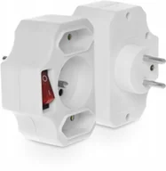 Przedłużacze i rozgałęźniki - Złodziejka Rozgałęźnik z wyłącznikiem R-12WS-B - miniaturka - grafika 1