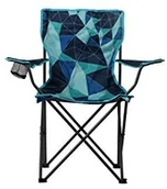 Meble turystyczne - Portal DUB House  wytrzymały krzesło kempingowe do 100 kg, praktyczne krzesło składane z uchwytem na napoje i podłokietniki, lekkim Angel, krzesło składane Festival PT-CH-HDUB - miniaturka - grafika 1