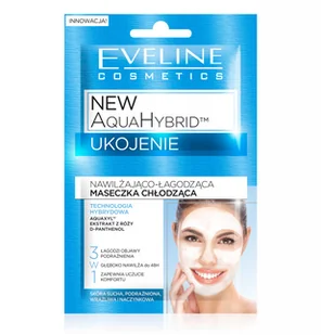 Eveline Aqua Hybrid Ukojenie maseczka nawilżająco-łagodząca chłodząca saszetka 2x5ml - Maseczki do twarzy - miniaturka - grafika 2