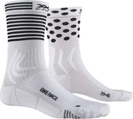 Skarpetki sportowe męskie - X-Socks XBIONIC Skarpetki rowerowe BIKE RACE białe - miniaturka - grafika 1