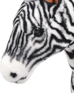 vidaXL vidaXL Pluszowa zebra, stojąca, czarno-biała, XXL - Maskotki i pluszaki - miniaturka - grafika 3