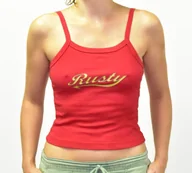 Koszulki i topy damskie - Rusty top damski UPSIDE Red - miniaturka - grafika 1