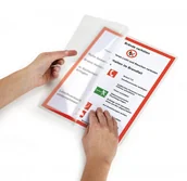 Grzbiety do bindownic - Durable Okładka samolaminująca A4 10 sztuk 8236-19 - miniaturka - grafika 1