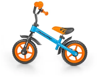 Milly Mally     Dragon z hamulcem pomarańczowo-niebieski - Rowerki biegowe - miniaturka - grafika 3