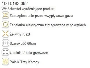 Płyta gazowa do zabudowy Franke FHTL 604 3G TC GF C - Płyty gazowe do zabudowy - miniaturka - grafika 4