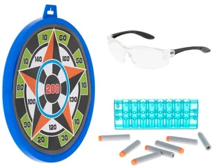 Wyrzutnia pistolet Storm Zone strzałki tarcza zielona KX6140_1 - Zabawki militarne - miniaturka - grafika 12