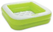 Baseny ogrodowe - Intex Basen dmuchany kwadrat 85X85 cm zielony - miniaturka - grafika 1