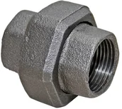 Rury - Dwuzłączka stalowa ErE 1  czarna - miniaturka - grafika 1