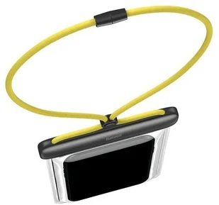 Baseus Etui wodoodporne wodoszczelne do telefonu 7,2 IPX8 Czarno-żółty ACFSD-DGY - Etui i futerały do telefonów - miniaturka - grafika 17