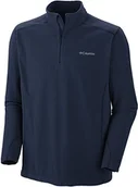 Bluzy sportowe męskie - Columbia Męska bluza polarowa Klamath Range II zamek do połowy długości, niebieska (Collegiate Navy Solid), L 1352472 - miniaturka - grafika 1