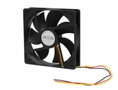 Chłodzenie procesora - Wentylator 120 x25mm 24V kulkowy 3 - przewodowy - miniaturka - grafika 1